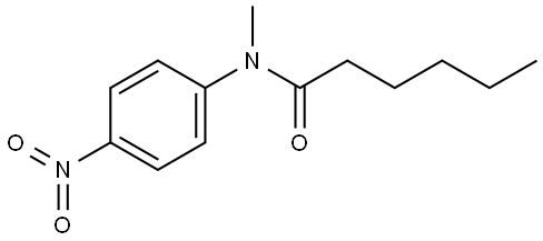 N-methyl-N-(4-nitrophenyl)hexanamide Structure