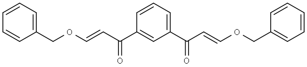 2-Propen-1-one, 1,1'-(1,3-phenylene)bis[3-(phenylmethoxy)- (9CI) 구조식 이미지