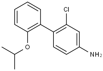 2-Chloro-2'-(1-methylethoxy)[1,1'-biphenyl]-4-amine 구조식 이미지