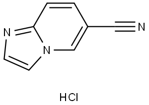 Imidazo[1,2-a]pyridine-6-carbonitrile hydrochloride Structure