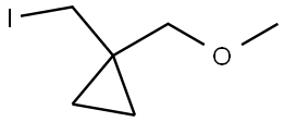 1-(iodomethyl)-1-(methoxymethyl)cyclopropane Structure