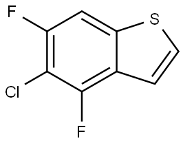 5-chloro-4,6-difluorobenzo[b]thiophene Structure