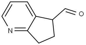 6,7-dihydro-5H-cyclopenta[b]pyridine-5-carbaldehyde Structure