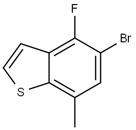 5-bromo-4-fluoro-7-methylbenzo[b]thiophene Structure