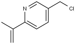 5-(chloromethyl)-2-(prop-1-en-2-yl)pyridine Structure