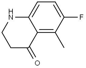 6-fluoro-5-methyl-2,3-dihydro-1H-quinolin-4-one Structure