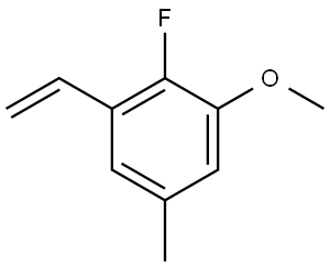 1-Ethenyl-2-fluoro-3-methoxy-5-methylbenzene 구조식 이미지