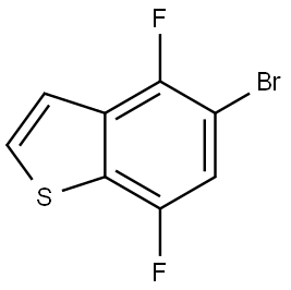 5-bromo-4,7-difluorobenzo[b]thiophene Structure