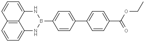 Ethyl 4'-(1H-naphtho[1,8-de]-1,3,2-diazaborin-2(3H)-yl)[1,1'-biphenyl]-4-carb... Structure