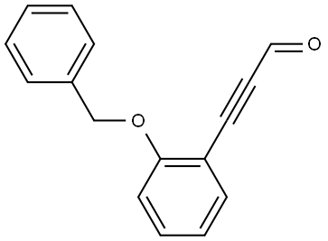 3-[2-(Phenylmethoxy)phenyl]-2-propynal Structure