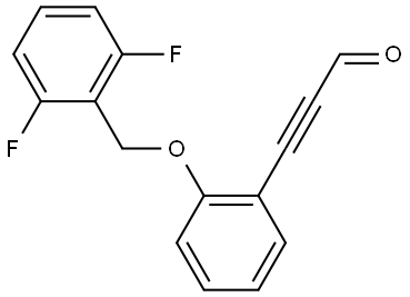 3-[2-[(2,6-Difluorophenyl)methoxy]phenyl]-2-propynal Structure