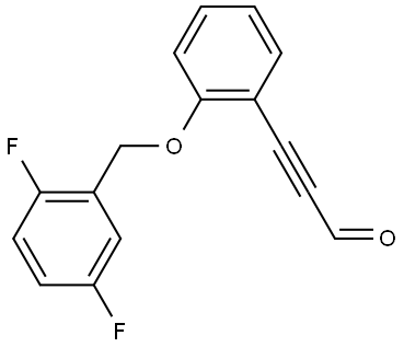 3-[2-[(2,5-Difluorophenyl)methoxy]phenyl]-2-propynal Structure