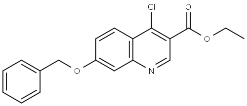 ethyl 7-(benzyloxy)-4-chloroquinoline-3-carboxylate Structure