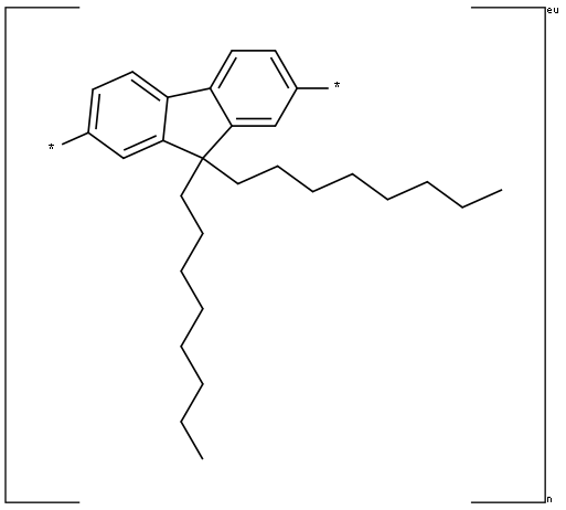 Poly(9,9-dioctyl-9H-fluorene-2,7-diyl) Structure