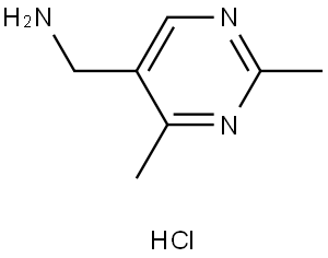 (2,4-Dimethylpyrimidin-5-yl)methanamine hydrochloride Structure