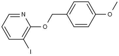 3-Iodo-2-((4-methoxybenzyl)oxy)pyridine Structure