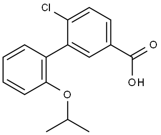 6-Chloro-2'-(1-methylethoxy)[1,1'-biphenyl]-3-carboxylic acid Structure