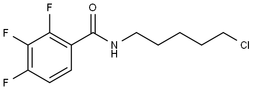 N-(5-Chloropentyl)-2,3,4-trifluorobenzamide Structure