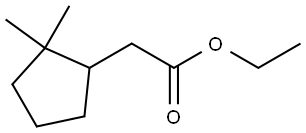 ethyl 2-(2,2-dimethylcyclopentyl)acetate Structure