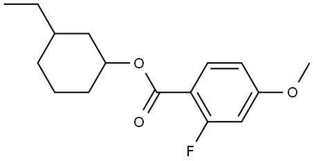 ethyl 3-cyclohexyl-2-fluoro-4-methoxybenzoate Structure