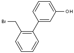 2'-(bromomethyl)-[1,1'-biphenyl]-3-ol Structure