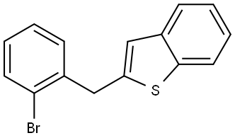 2-(2-bromobenzyl)benzo[b]thiophene 구조식 이미지