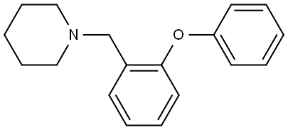 1-[(2-Phenoxyphenyl)methyl]piperidine Structure