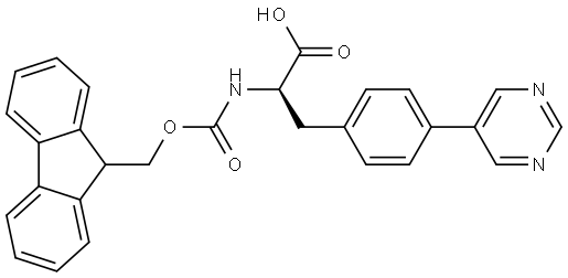 Fmoc-Phe(4Pym3)-OH Structure