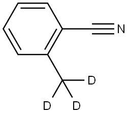 2-(methyl-d3)benzonitrile Structure