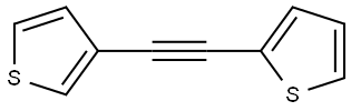 2-[2-(3-Thienyl)ethynyl]thiophene Structure