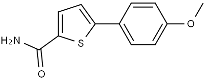 5-(4-Methoxyphenyl)-2-thiophenecarboxamide Structure