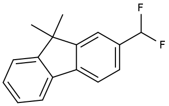 2-(Difluoromethyl)-9,9-dimethyl-9H-fluorene Structure