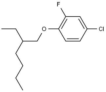 4-Chloro-1-[(2-ethylhexyl)oxy]-2-fluorobenzene Structure