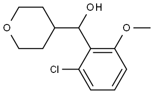 α-(2-Chloro-6-methoxyphenyl)tetrahydro-2H-pyran-4-methanol Structure