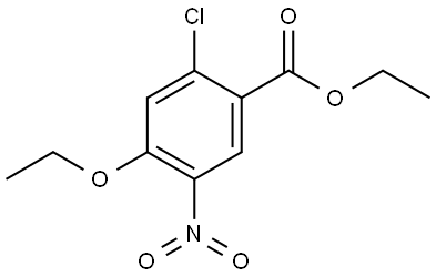 ethyl 2-chloro-4-ethoxy-5-nitrobenzoate Structure