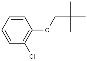 1-Chloro-2-(2,2-dimethylpropoxy)benzene Structure