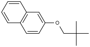 2-(2,2-Dimethylpropoxy)naphthalene Structure