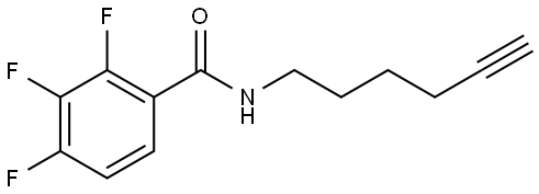 2,3,4-Trifluoro-N-5-hexyn-1-ylbenzamide Structure