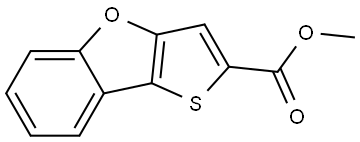 Benzo[b]thieno[2,3-d]furan-2-carboxylic acid methyl ester Structure