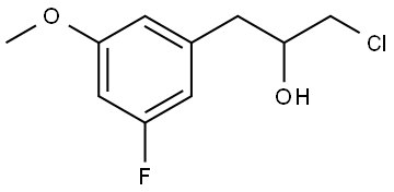 α-(Chloromethyl)-3-fluoro-5-methoxybenzeneethanol Structure