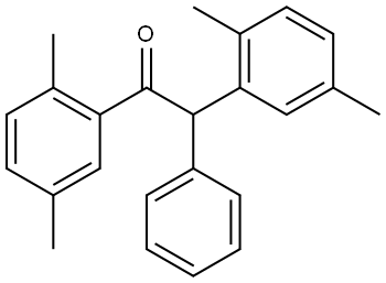 1,2-bis(2,5-dimethylphenyl)-2-phenylethan-1-one Structure