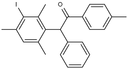 2-(3-iodo-2,4,6-trimethylphenyl)-2-phenyl-1-(p-tolyl)ethan-1-one Structure