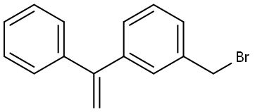 1-(bromomethyl)-3-(1-phenylvinyl)benzene Structure