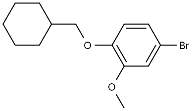 4-Bromo-1-(cyclohexylmethoxy)-2-methoxybenzene Structure