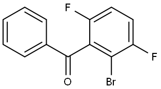 (2-bromo-3,6-difluorophenyl)(phenyl)methanone Structure