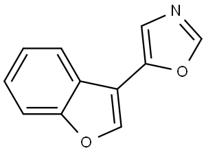 5-(benzofuran-3-yl)oxazole Structure