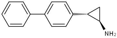 trans-2-(4-Biphenylyl)cyclopropanamine 구조식 이미지