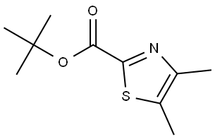 tert-butyl 4,5-dimethylthiazole-2-carboxylate Structure