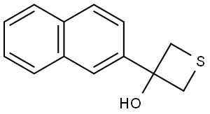 3-(2-Naphthalenyl)-3-thietanol Structure