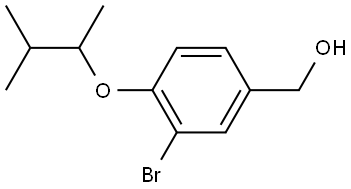 3-Bromo-4-(1,2-dimethylpropoxy)benzenemethanol Structure